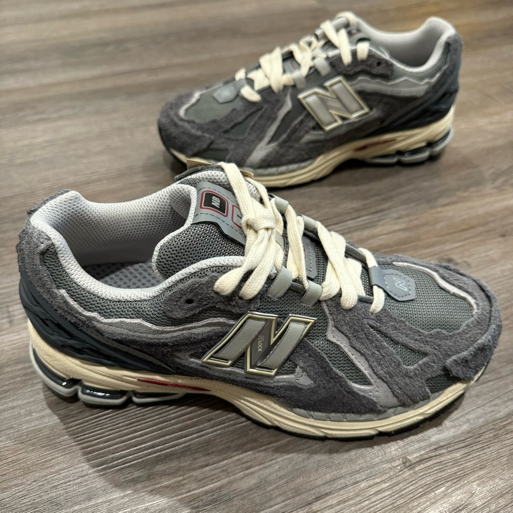 New Balance X Concepts 1906 Grey Suede Athletic Running Sneakers - Picture 2 of 9